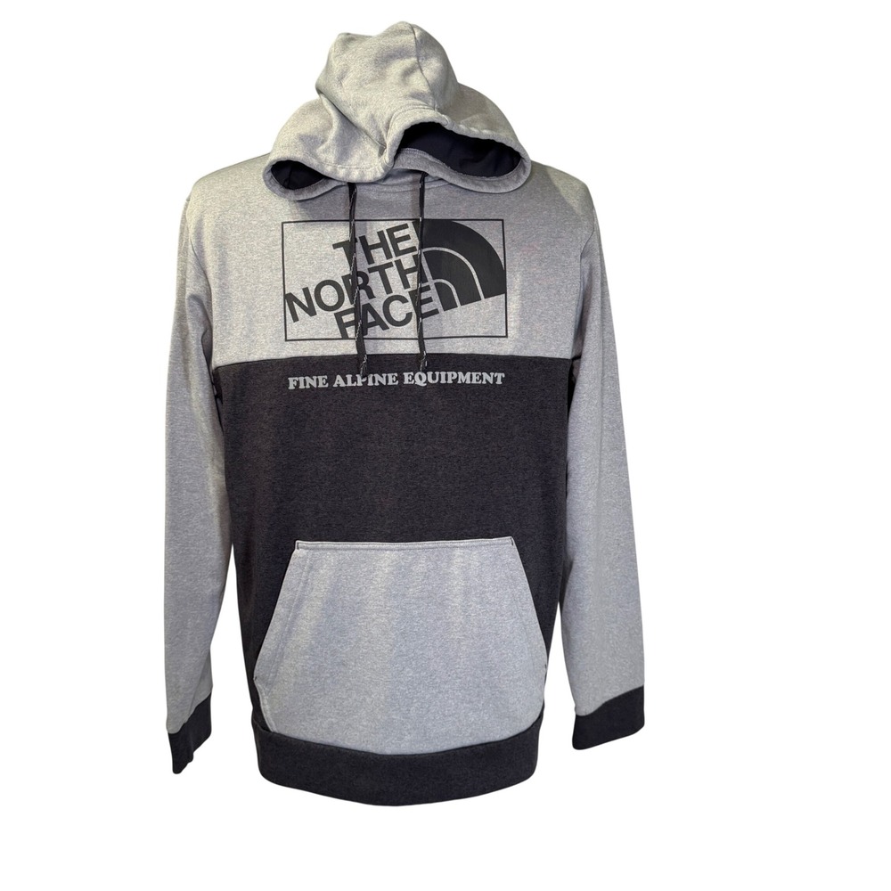 The North‎ Face Mens Fine Alpine Equipment Colorblock Hoodie Grey Large Pullover